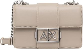 A|X Armani Exchange U1095 Crossbody Tas - Dames - Schoudertassen - Beige - ONE Size - Polyester - Tassen