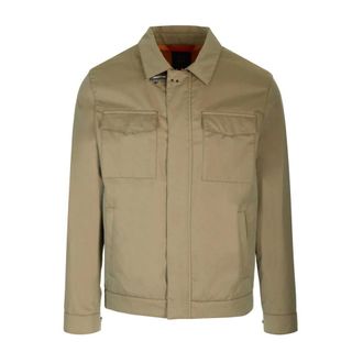 Fay Cotton Field Jacket - male - Fay - Light Jackets - Green - XL - Jackets