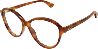 Chlo&eacute; Pantos Frame - Dames - Brillen - Bruin - 57 MM - Accessoires
