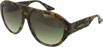 Silvian Heach Accessoires, Dames, Bruin, ONE Size, Oversized Zonnebril met Montuur