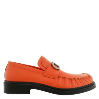 Ferragamo Duccio Leather Gancini Loafers, Size 9 EE