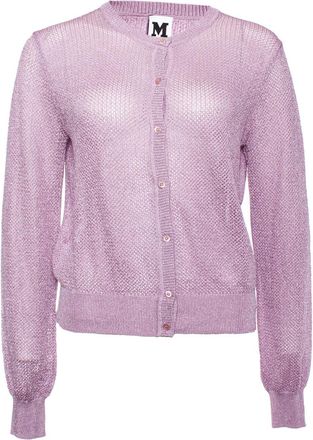 Missoni Missoni, paars vest met lurex
