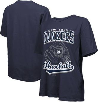 Majestic Threads Womens Majestic Threads Navy New York Yankees Oversized First Base T-Shirt at Nordstrom, Size Medium