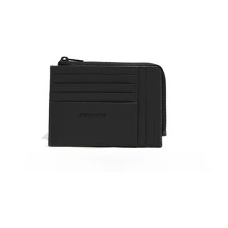 Piquadro Tarjetero Delgado Corner 2.0 con 8 Ranuras y Protecci&oacute;n Rfid - Accessories - Hombre - Negro - ONE SIZE