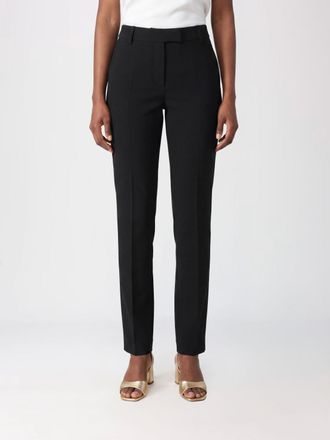 Alberto Biani Slim Fit Technical Cr&ecirc;pe Chino Trousers with Belt Loops