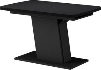 Vicco Mesa De Comedor Fenaro, Negro, 120 X 80 Cm Extensible, Vicco