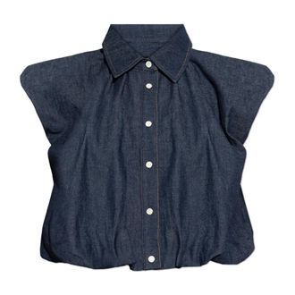 Frame Denim Denim Shirt - Dames - Spijkeroverhemden - Blauw - S - Denim - Overhemden