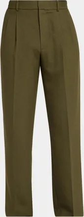 SIMKHAI Men & apos;s Julian Tapered-Leg Pleated Trousers