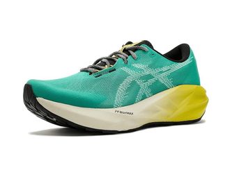 Asics Novablast 5 TR Mens Shoes Aurora Green/Light Dust : 10.5 D - Medium, Textile