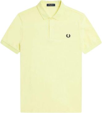 Fred Perry Polo Shirt - Heren - Polos - Geel - S - Katoen - Tops