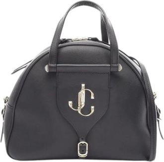 Jimmy Choo London Pre-owned Handbags, female, Black, Size: ONE SIZE Pre-owned Leather Handbag
