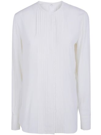 Mant&ugrave; Shirt White Collar Ag1015.G11 102 Off White