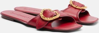 Zimmermann Solena leather slides