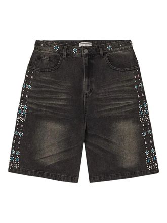 Vale Candy verfraaide shorts - Zwart