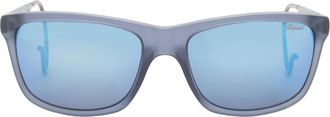 Chopard Polarized Blue Square Mens Sunglasses SCH156M AGQB 57