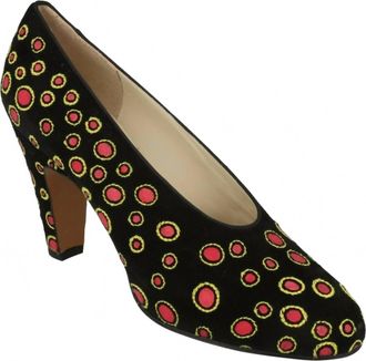 Ferragamo Womens Sparta Pumps In Black Multi