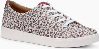 Hotter Womens Molly Womens Canvas Shoes - Dark Rose Floral Can - Size: 4.5
