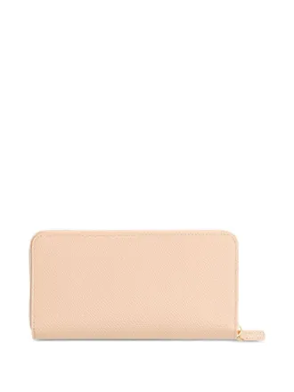 Valentino Garavani Grained Leather VLogo Wallet - Pink