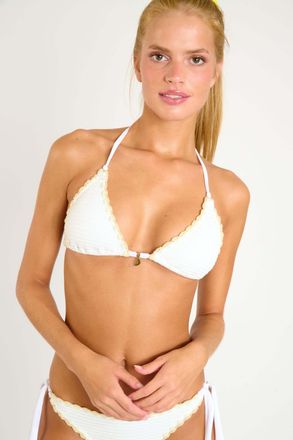 Banana Moon Triangel-Bikini BANANA MOON Banana Moon Bikini-Top NUCO-DAKOTA, Damen, Gr. XL, N-Gr, wei&szlig;, Obermaterial: 91% Polyamid PA. 9% Elasthan EL., Bikini-Sets