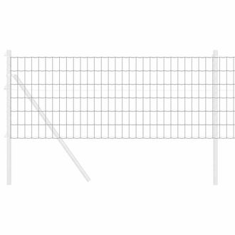 Berkfield Home Modern Euro Fence Grey 0.6x50 m Steel
