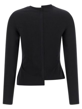 Yohji Yamamoto Asymmetric Cotton T-shirt - Black