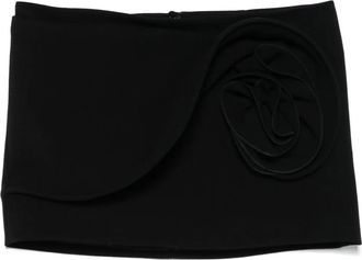 Magda Butrym Minigonna con applicazione - Nero