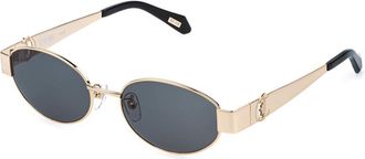 Just Cavalli SJC152 08FC Womens Sunglasses Gold Size 54