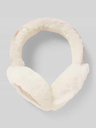 UGG Ohrenw&auml;rmer aus Lammfell mit Label-Stitching in Sand, Gr&ouml;&szlig;e 1