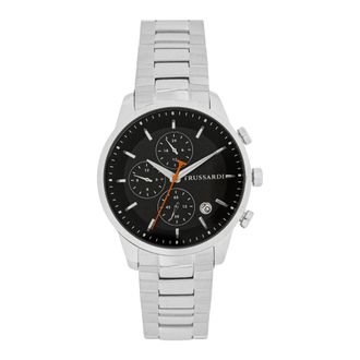 Trussardi Accessoires, Heren, Grijs, ONE Size, Watches