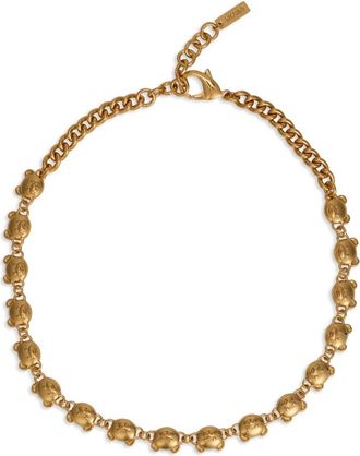 Moschino Collana con Orsetti - - Accessories - Donna - Giallo - ONE SIZE