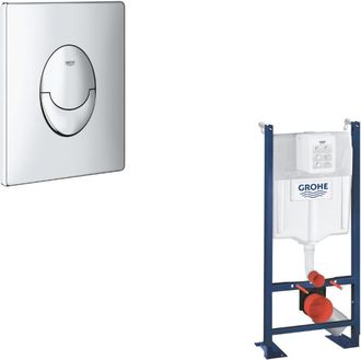 GROHE Estructura De Soporte Para Wc Grohe Rapid Sl Project Con Placa Cromada Skate Air Rapide Sl