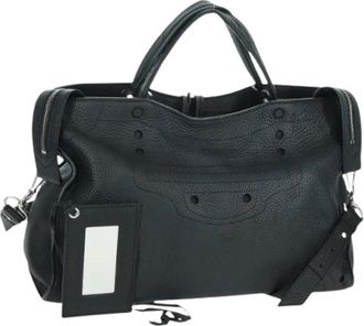 Balenciaga Pre-owned Vintage Handtas - Dames - Vintage Handtas - Zwart - ONE Size - Leer - Vintage