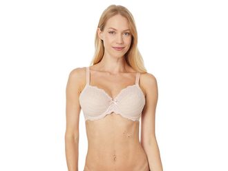 Chantelle Rive Gauche Full Coverage Unlined Bra Womens Bra Rose/English Rose : 34B, Lace/Polyamide/Elastane