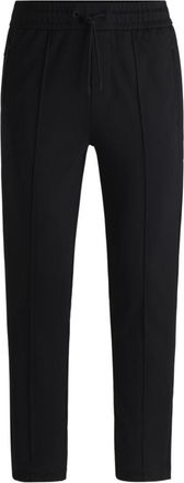 BOSS Regular-fit tracksuit bottoms in mercerized cotton
