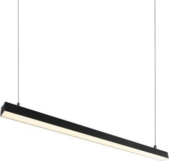 GreenIce Greenice - Luminaria Lineal Led Philips 2835 150cm 50w 2700&ordm;k Ip40 Acabado Negro [1916-nslnl1500mm-p-ww]