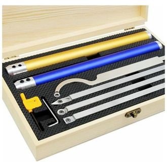 Elle Utensili Per Tornio Per Legno In Carburo, Set Di Utensili Per Tornitura Del Legno, Set Di Utensili Per Tornitura Del Legno, Con Inserto Rotondo/quadra