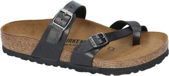 Birkenstock Schoenen, Dames, Zwart, 36 EU, Leer, Mayari Regular fit