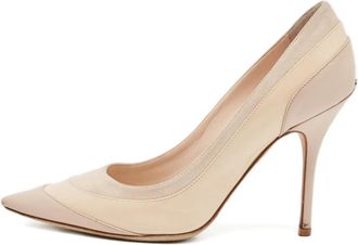 Dior Pumps a punta in pelle verniciata - Toni neutri