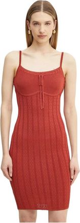 Guess Reina Dress - - Dresses - Donna - Rosso - S