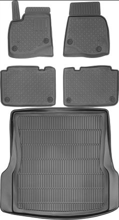 OEM Juego De Alfombrillas Para Coche Y Maletero Para Tesla S Liftback De 2012