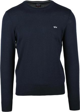 Paul & Shark Truien & Vesten, Heren, Blauw, M, Wol, Crewneck Pullover