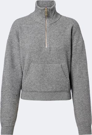 Victoria Beckham Wool and cashmere half-zip sweater