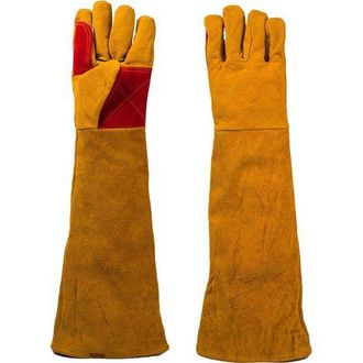 OEM Par De Guantes De Soldadura, Aislantes, Resistentes Al Desgaste, Guantes De Trabajo Protectores Hechos De Cuero De Vaca Para Soldadura Ign&iacute;fuga, Solda