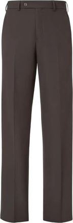 Fendi Mens Wool Trousers - Dark Grey - Size EU 48 (Mens)