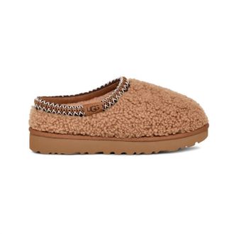 UGG Womens Tasman Maxi Curly Slippers In Chestnut