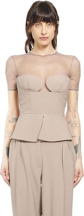 Nensi Dojaka Tailored Bustier Top
