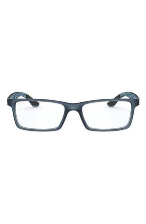 Ray-Ban Unisex 53mm Rimless Optical Glasses in Blue at Nordstrom