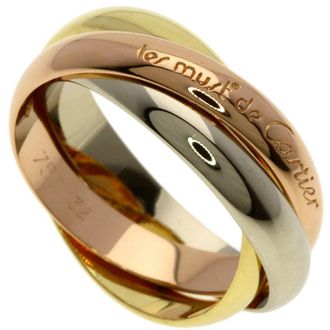 Cartier Yellow Gold (18K) Pink Gold (18K) White Gold (18K) Band Ring (Pre-Owned)