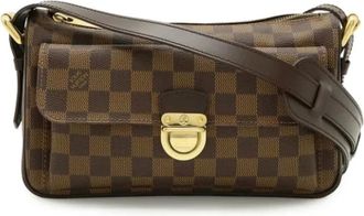 Louis Vuitton Pre-owned Cross Body Bags, female, Brown, Size: ONE SIZE Pre-owned Canvas shoulder-bags