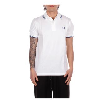 Fred Perry Heren, Tops, Wit, Maat: S